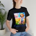 thumbnail image 1 of Unisex Jersey Short Sleeve Streetwear Bella Canvas T-Shirt Happy Paw Day, 1 of 12