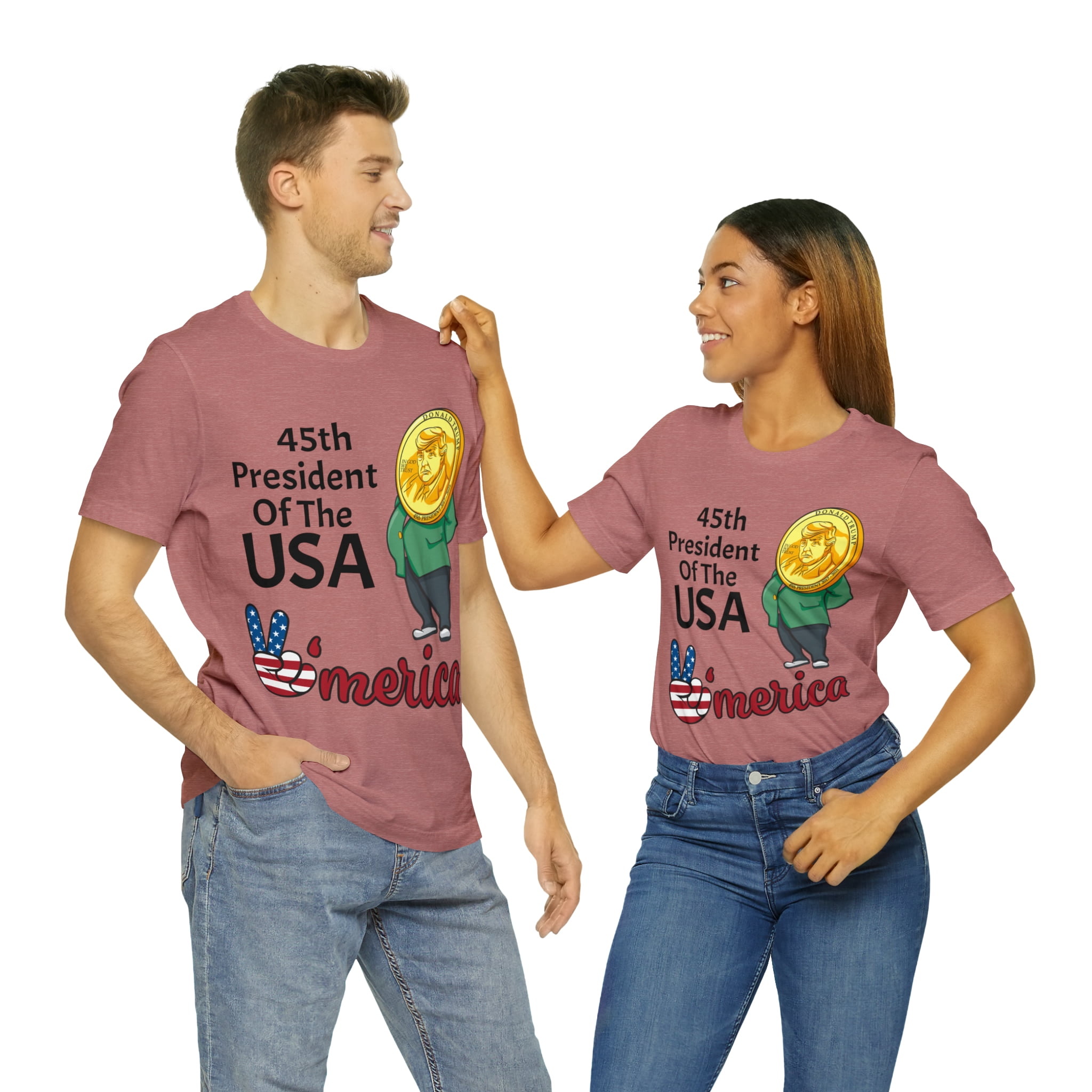 Short Notes Paper Unisex Jersey Short Sleeve Tee 45th President Donal Trump and the Next ...