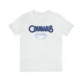 thumbnail image 1 of Unisex Jersey Short Sleeve Tee Blue Cougar Football, 1 of 12