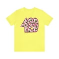 thumbnail image 1 of Unisex Jersey Short Sleeve Tee Cute Pink and Green 420, 1 of 12