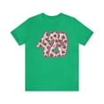thumbnail image 1 of Unisex Jersey Short Sleeve Tee Cute Pink and Green 420, 1 of 12