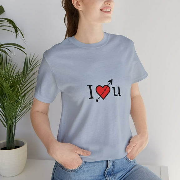 Unisex Jersey Short Sleeve Tee I Love You