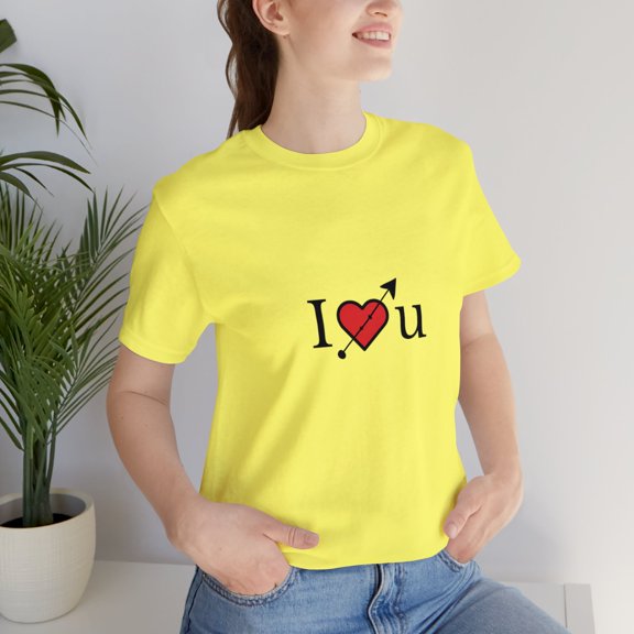 Unisex Jersey Short Sleeve Tee I Love You