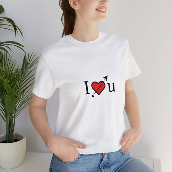 Unisex Jersey Short Sleeve Tee I Love You