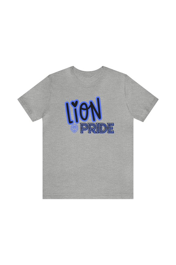 Unisex Jersey Short Sleeve Tee Lion Pride Blue Tshirt