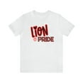 thumbnail image 1 of Unisex Jersey Short Sleeve Tee Lion Pride Red Tshirt, 1 of 12