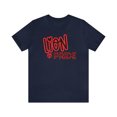 thumbnail image 1 of Unisex Jersey Short Sleeve Tee Lion Pride Red Tshirt, 1 of 12