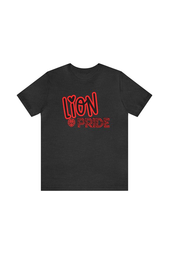 Unisex Jersey Short Sleeve Tee Lion Pride Red Tshirt