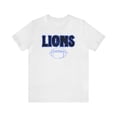 thumbnail image 1 of Unisex Jersey Short Sleeve Tee Lions Football Blue, 1 of 12