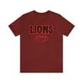 thumbnail image 1 of Unisex Jersey Short Sleeve Tee Lions Football Red Tshirt, 1 of 12