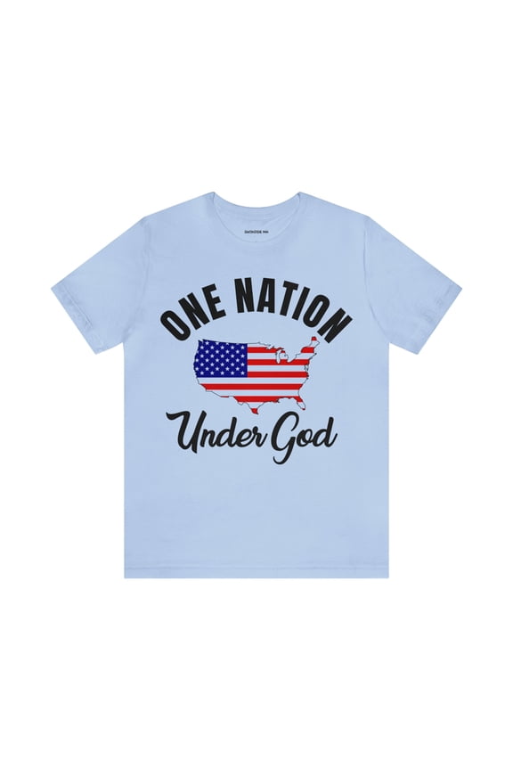 Unisex Jersey Short Sleeve Tee One Nation Under God