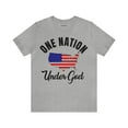 thumbnail image 1 of Unisex Jersey Short Sleeve Tee One Nation Under God, 1 of 4
