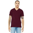 thumbnail image 1 of Unisex Jersey Short-Sleeve V-Neck T-Shirt - MAROON - L, 1 of 3