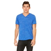 Unisex Jersey Short-Sleeve V-Neck T-Shirt TRUE ROYAL MRBLE XS