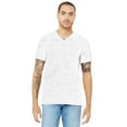 thumbnail image 1 of Unisex Jersey Short-Sleeve V-Neck T-Shirt - WHITE MARBLE - L, 1 of 2
