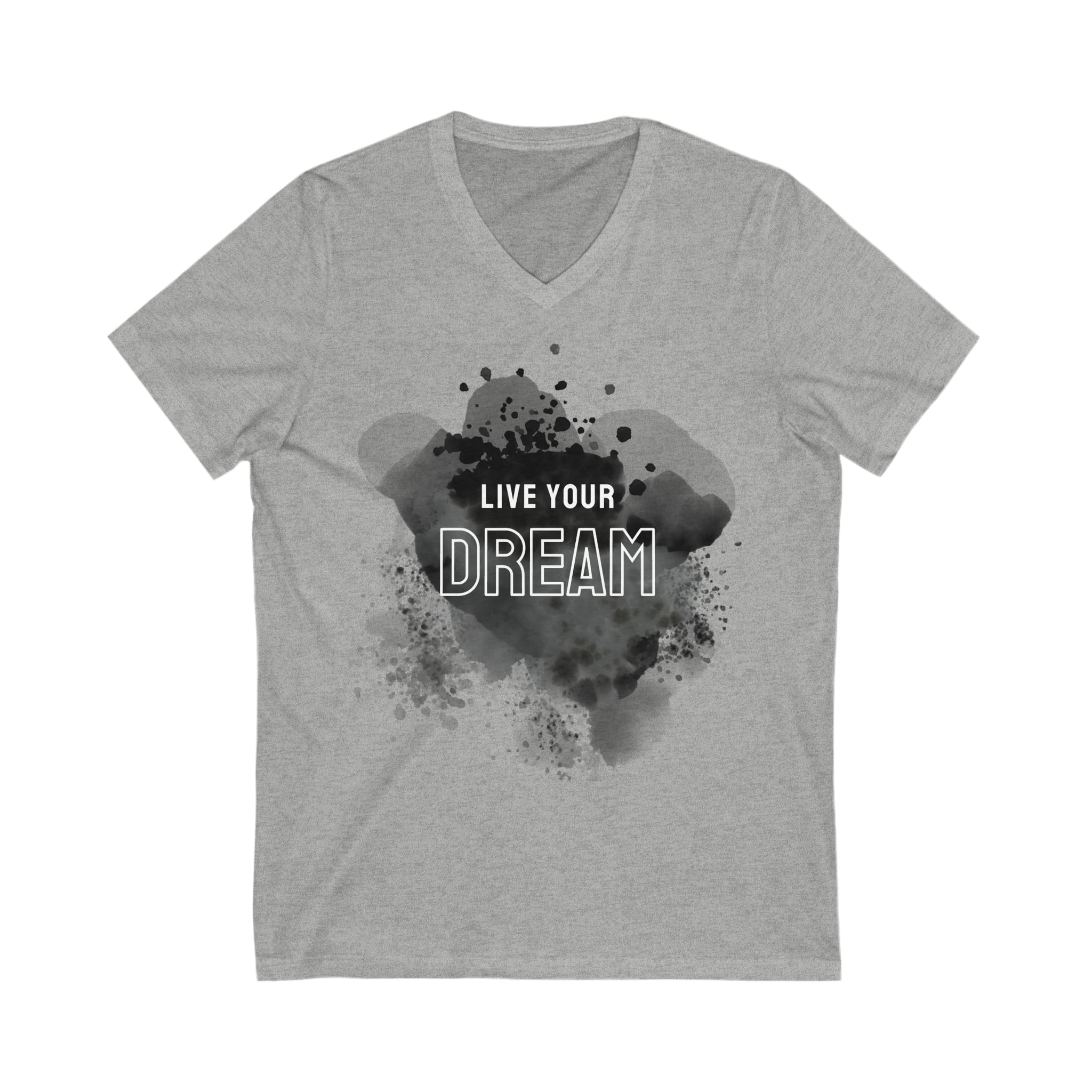 Unisex Jersey Short Sleeve V-Neck Tee - Walmart.com