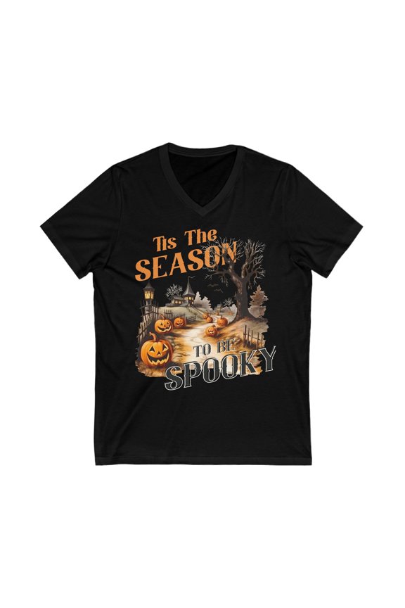 Unisex Jersey Short Sleeve V-Neck Tee