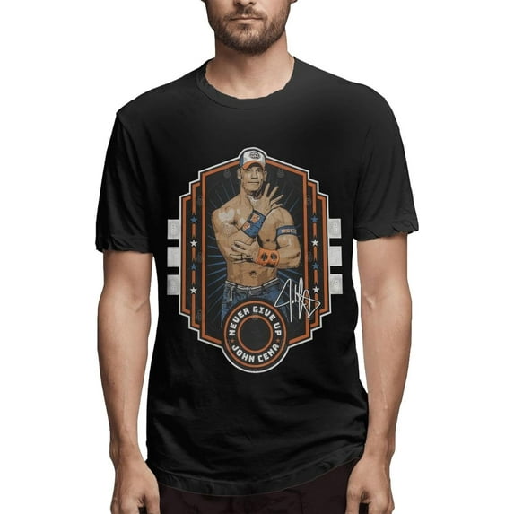 Unisex John Cena Youth Man's Short-Sleeve T Shirt Vintage Shirt Cotton Round Neck T-Shirt Tops Clothing T-Shirts