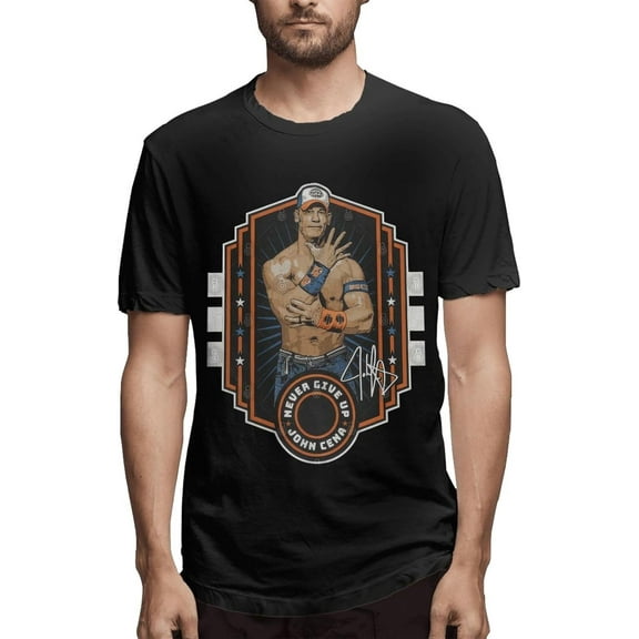 Unisex John Cena Youth Man's Short-Sleeve T Shirt Vintage Shirt Cotton Round Neck T-Shirt Tops Clothing T-Shirts