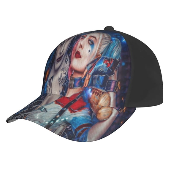 Unisex Joker Baseball Cap Adjustable Trucker Hat for Running Sports Hiking Camping