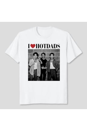 Unisex Jonas Brothers Shirt, I Love Hot Dads T-Shirt, Sizes S-5XL, Tbun