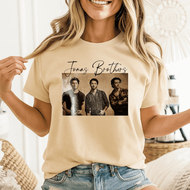 Unisex Jonas Brothers Tour 2025 Graphic T-Shirt, Sizes S-5XL, Tbun