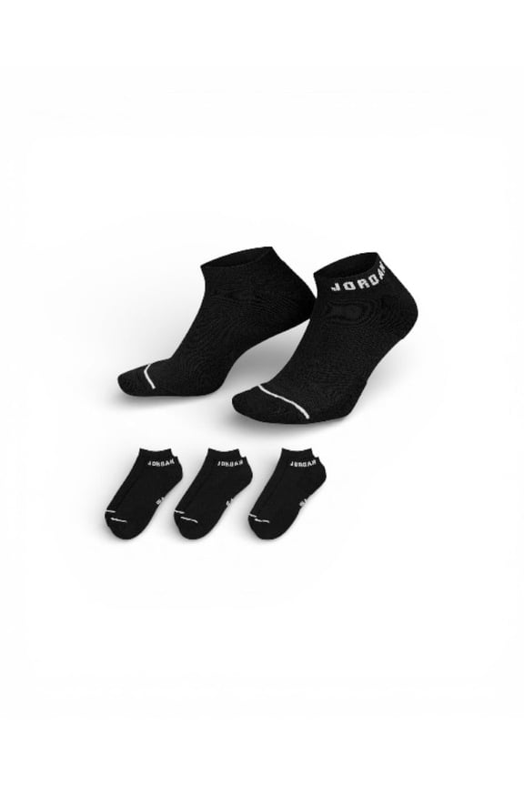 Unisex Jordan Everyday No-Show Socks 3pk 'Black/White'