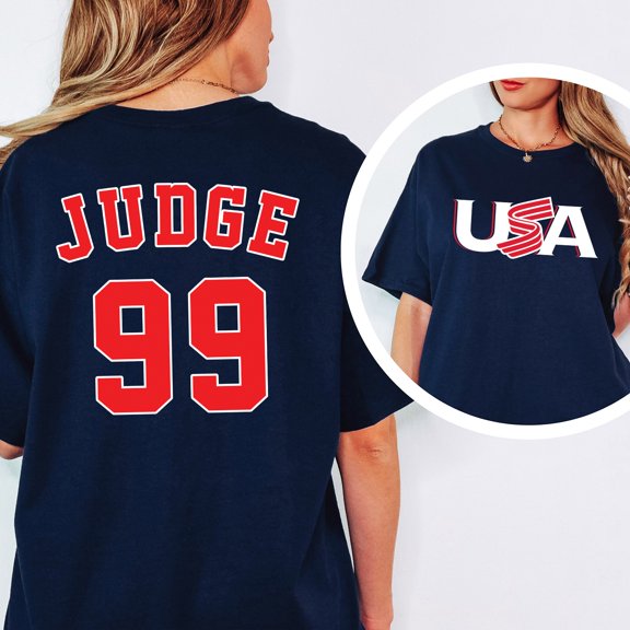 Unisex Judge 99 Baseball Shirt 2026 World Baseball Classic USA Stitched Fan Shirt