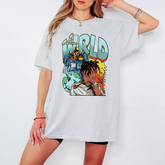 Unisex Juice WRLD Graphic Tee – Hip Hop Fan Merch Tshirt