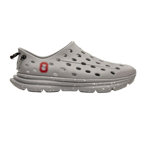 Unisex Kane Footwear Gray Ohio State Buckeyes Speckle Recovery Shoes