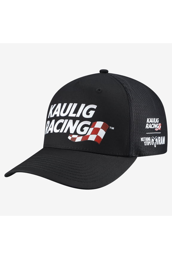 Unisex Kaulig Racing x Ram  Black Trucker Adjustable Hat