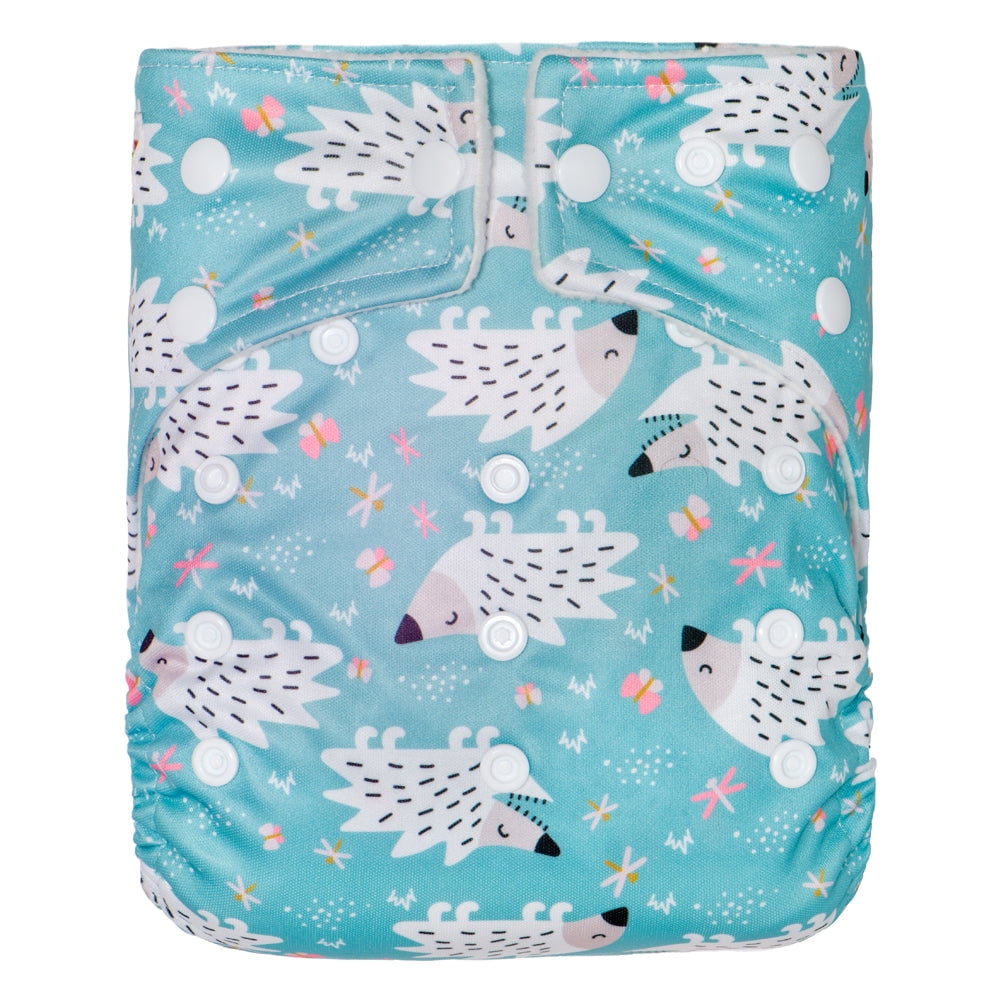 The KaWaii Baby One Size Good Night Heavy Wetter Pocket Cloth Diaper. 💤✨  Featuring a three-layered waterproof outer shell, this diaper is …