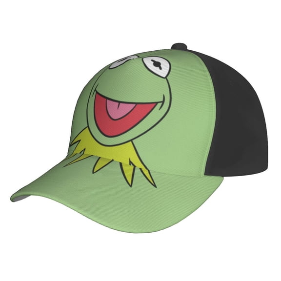 Unisex Kermit The Frog Baseball Cap Adjustable Trucker Hat For Running Sports Hiking Camping