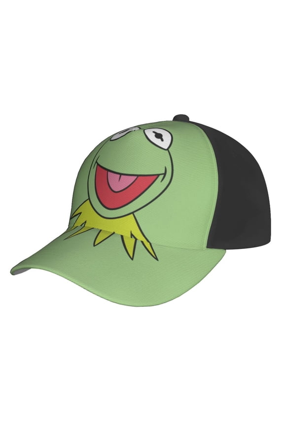Unisex Kermit The Frog Baseball Cap Adjustable Trucker Hat For Running Sports Hiking Camping