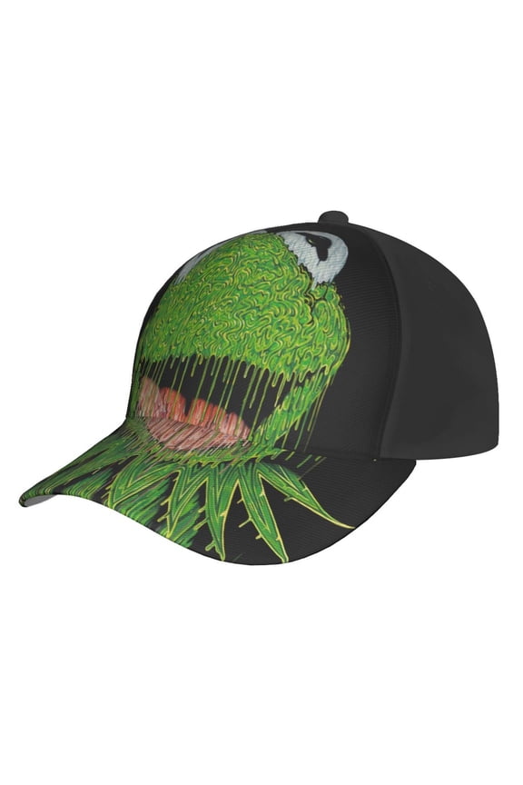 Unisex Kermit The Frog Baseball Cap Adjustable Trucker Hat For Running Sports Hiking Camping