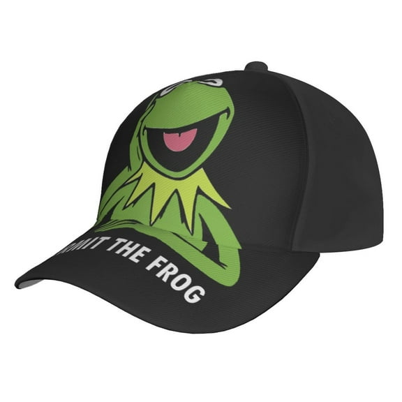 Unisex Kermit The Frog Baseball Cap Adjustable Trucker Hat For Running Sports Hiking Camping