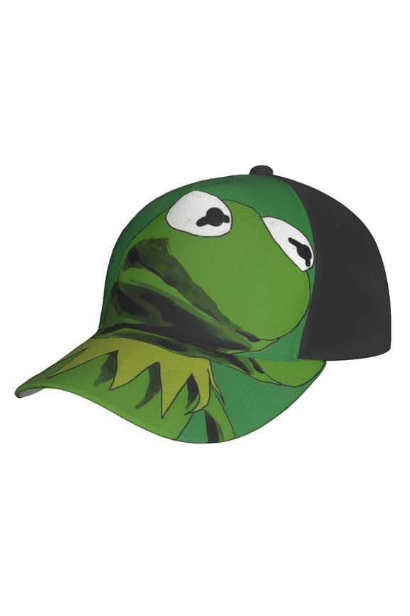 Unisex Kermit The Frog Baseball Cap Adjustable Trucker Hat For Running Sports Hiking Camping