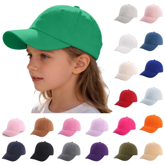 Unisex Kids' Baseball Cap Comfortable Ponytail Caps Breathable Toddler Hat 2-5 Years