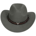 thumbnail image 1 of Unisex Kids Boys Cowboy Hat Western Cowgirl Hat for Toddler Leather Belt Buckle Cowgirl Hat for Girls, 1 of 7
