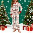 thumbnail image 1 of Unisex Kids Christmas Casuals Set - Red Ugly Christmas Sweater Inspired 2-Piece Long Sleeve Stretch Casuals for 5-15 Years,Size 13-14 T, 1 of 6