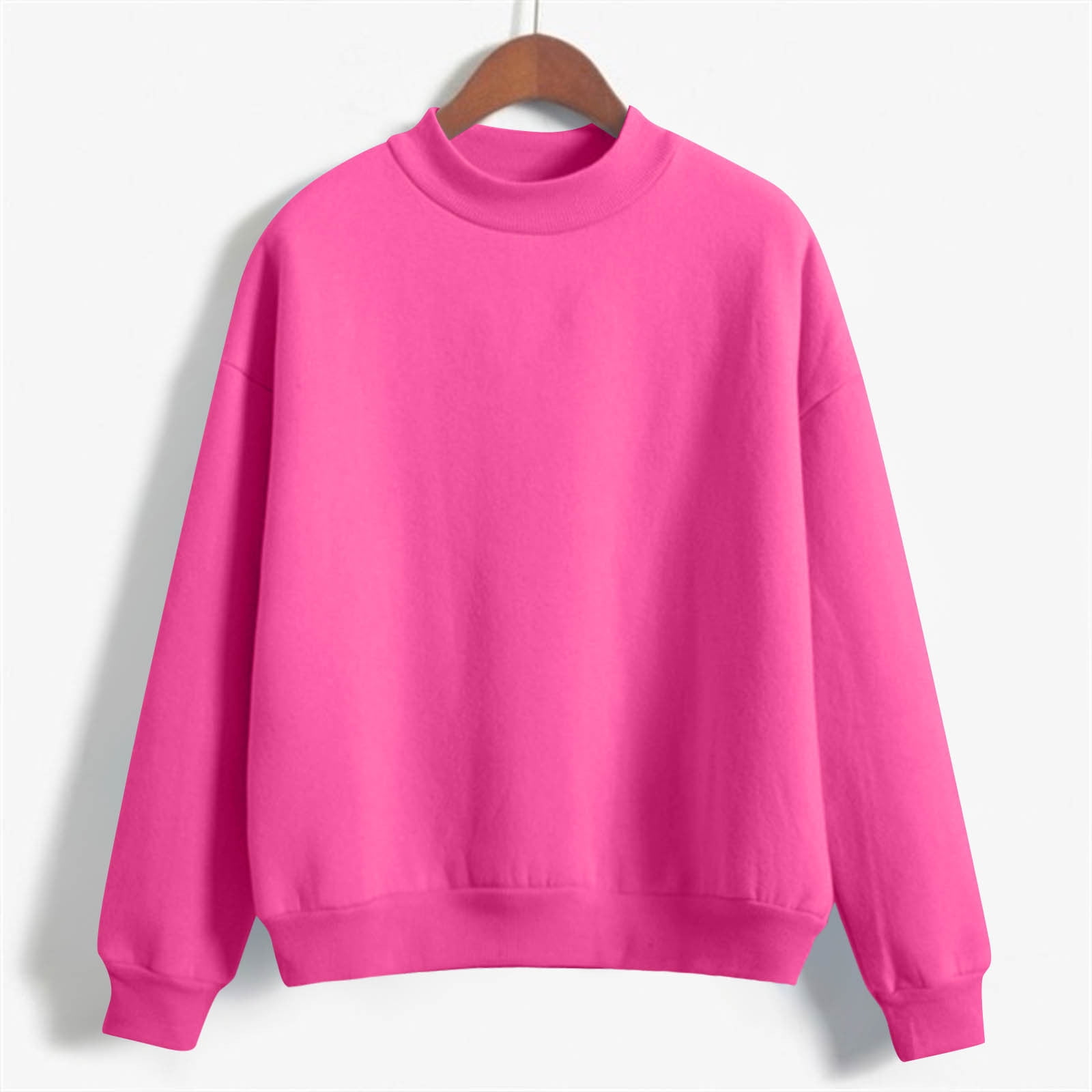 LOIJMK Children Autumn Winter Solid Pullover Tops L Produktbild-Vorschau 5