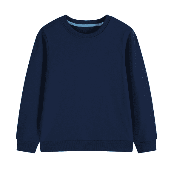 Unisex Kids Crewneck Sweatshirt Toddler Long Sleeve Tops Fall Comfy and Soft Pullovers for Boys and Girls 2-14 Years
