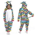 thumbnail image 1 of Unisex Kids Fleece Jumpsuits for Boys Girls Zip Up Long Sleeve Rompers One Piece Sweatsuit Outfits Light Blue 2-3 Years, 1 of 4