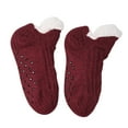 thumbnail image 1 of Unisex Kids' Floor Socks Boys Girls Winter Thick Fleece-Lined Slipper Socks Warm Anti-Slip Cold-Resistant Footwear, 1 of 9