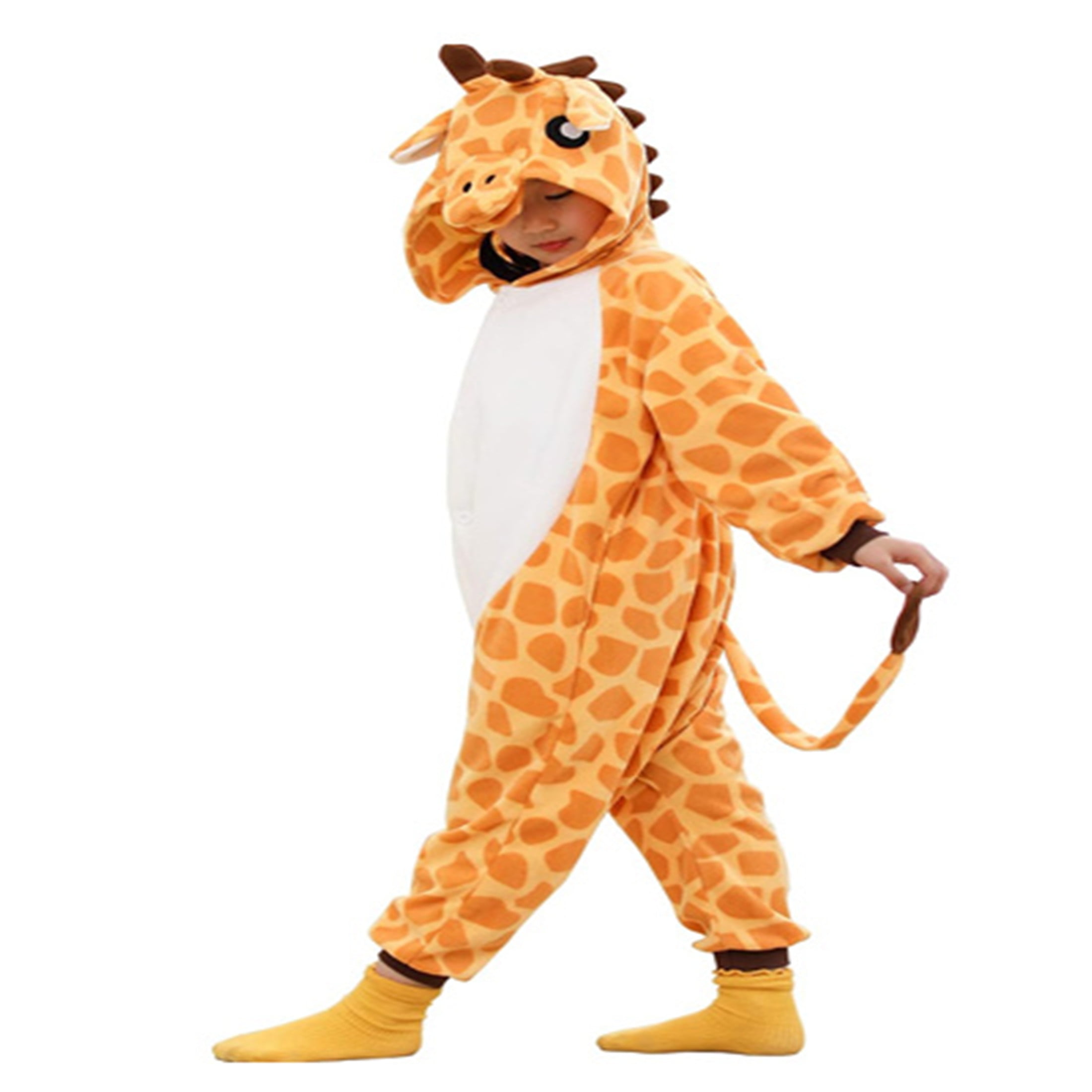 Unisex Kids Onesie Pajamas Animal Cosplay OnePiece Christmas Halloween