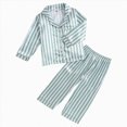 thumbnail image 1 of Unisex Kids Pajamas Set Long Sleeve Cotton Sleepwear Lounge Set,wrinkle‑resistant 6-12 Months 12-24 Months 2t 3t 4t 5t 6t 7t 8t 9t Children 5-6 Years, 1 of 9