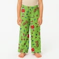 thumbnail image 1 of Girl Boy Plaid Pants Drawstring Cute Loose Bottom Trousers, 1 of 5