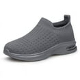 thumbnail image 1 of Unisex Kids Sneakers Boys Girls Shoes Slip on Lightweight School Tennis Fitness Sports Shoes Grey Little Kids Size 13, 1 of 1