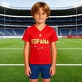 thumbnail image 1 of Unisex Kids Soccer Jersey for Boys Girls España Fans Soccer Shirts Football Outfits Gift for Little Athlete 2-14 Years, 1 of 4