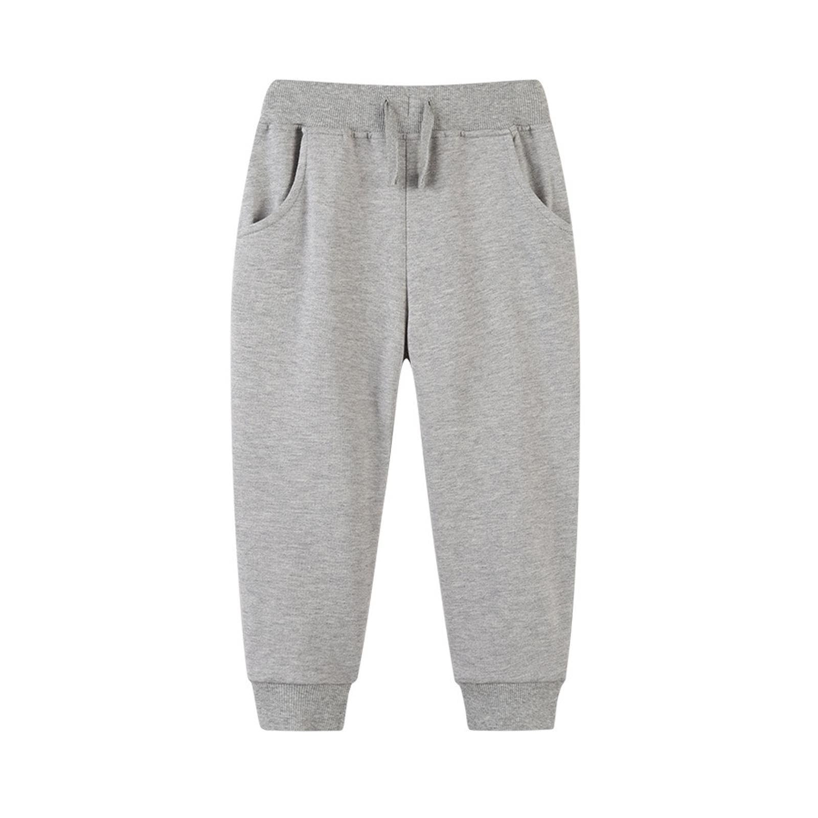 Kids Elastic Waist Soft Cotton Sport Pants - SF3800 main image 1